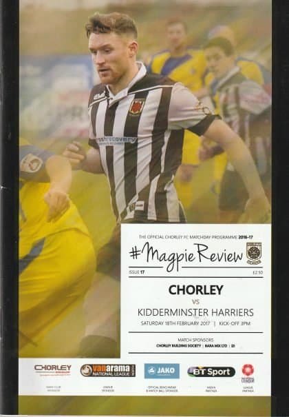 Chorley v Kidderminster Harriers 18-Feb-2017