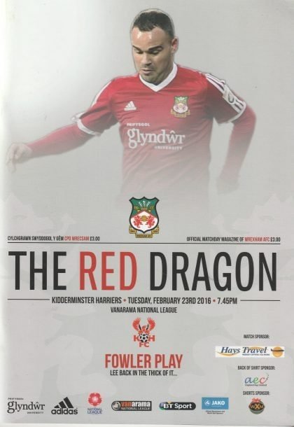 Wrexham v Kidderminster Harriers 23-Feb-2016