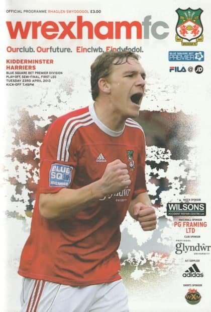 Wrexham v Kidderminster Harriers 23-Apr-2013