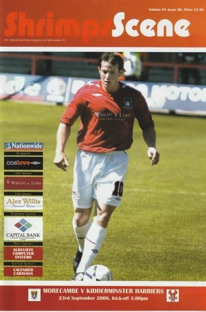 Morecambe v Kidderminster Harriers 23-Sep-2006