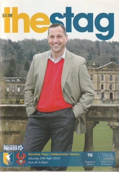 Mansfield Town v Kidderminster Harriers  24-Apr-2010