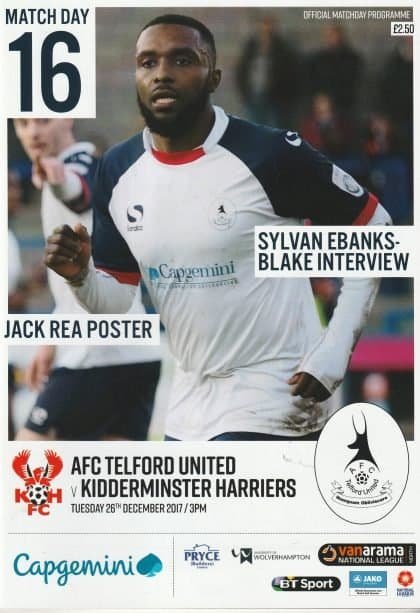 AFC Telford United v Kidderminster Harriers 26-Dec-2017