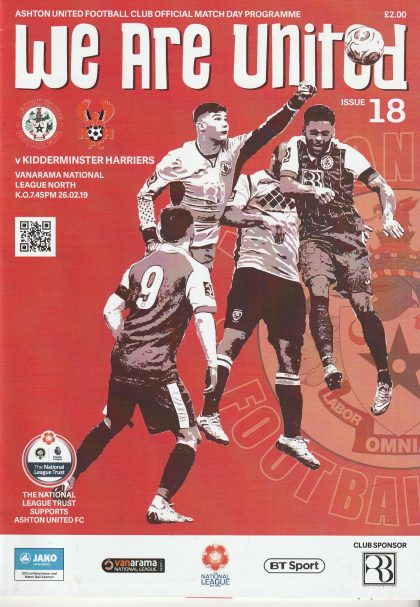Ashton United v Kidderminster Harriers  26-Feb-2019