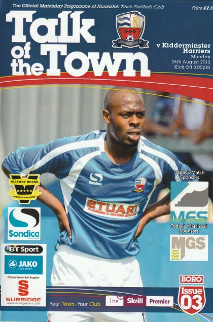Nuneaton Town v Kidderminster Harriers  26-Aug-2013