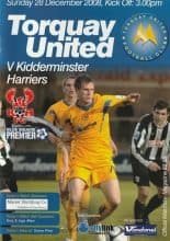 Torquay United v Kidderminster Harriers   28-Dec-2008