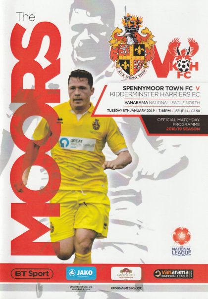 Spennymoor Town v Kidderminster Harriers 08-Jan-2019