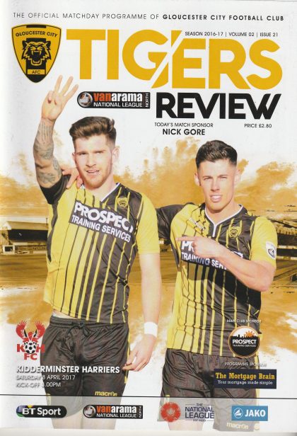 Gloucester City v Kidderminster Harriers 08-Apr-2017