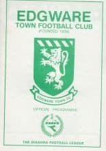 Edgware v Kingsbury Town 21-Aug-1991