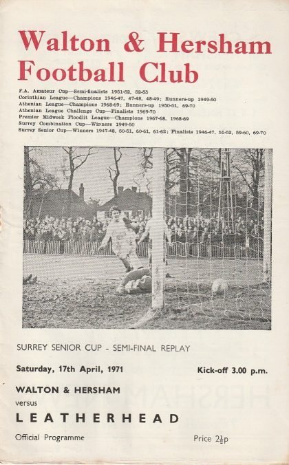 Walton & Hersham v Leatherhead   17-Apr-1971