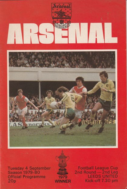 Arsenal v Leeds United 04-Sep-1979