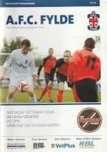 AFC Fylde v Leigh Genesis  03-Oct-2009