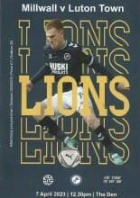Millwall v Luton Town  07-Apr-2023