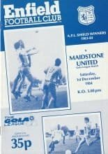 Enfield v Maidstone United   01-Dec-1984
