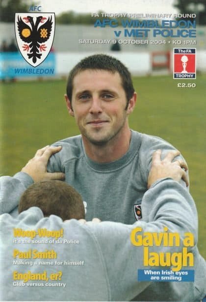 AFC Wimbledon v Metropolitan Police 09-Oct-2004