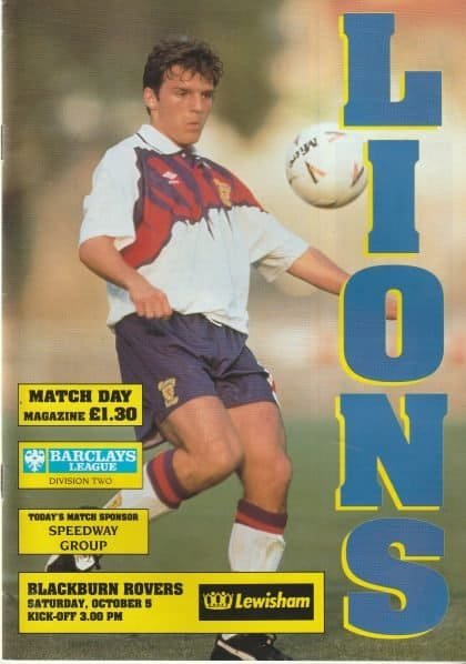 Millwall v Blackburn Rovers  05-Oct-1991