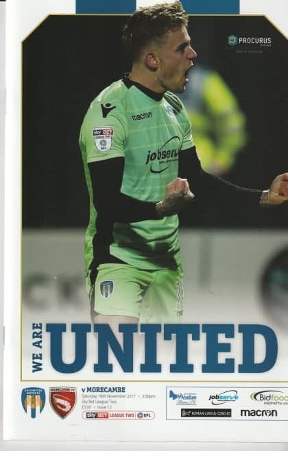 Colchester United v Morecambe 18-Nov-2017
