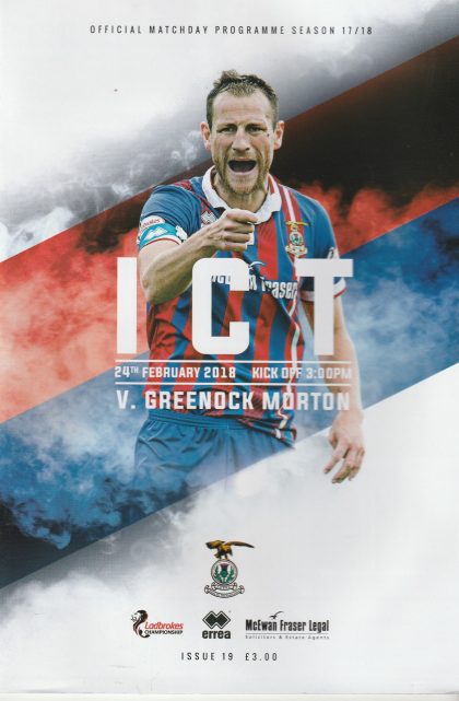 Inverness Caledonian Thistle v Greenock Morton 24-Feb-2018