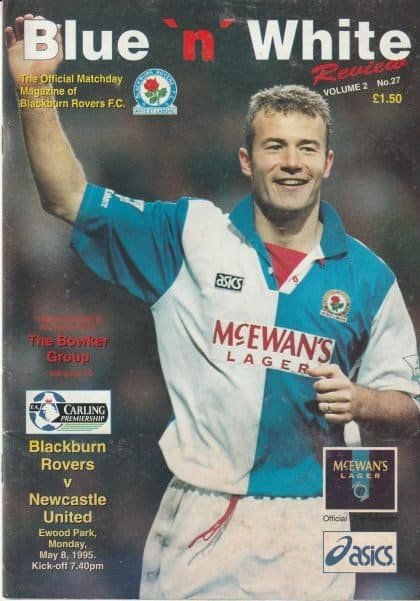 Blackburn Rovers v Newcastle United   08-May-1995