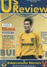 Oxford United v Kidderminster Harriers   31-Jan-2004