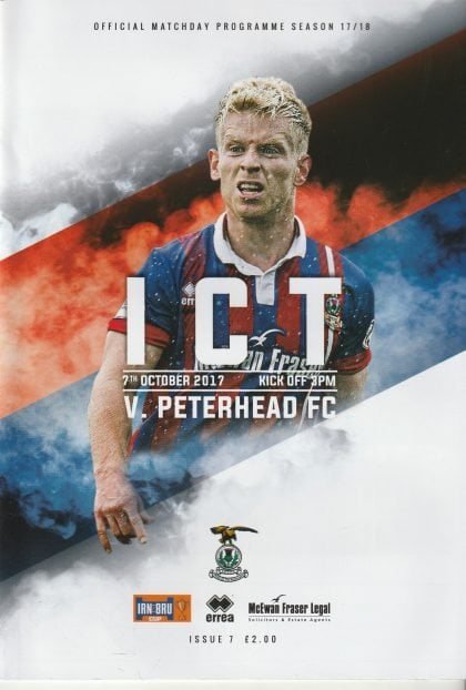 Inverness Caledonian Thistle v Peterhead 07-Oct-2017