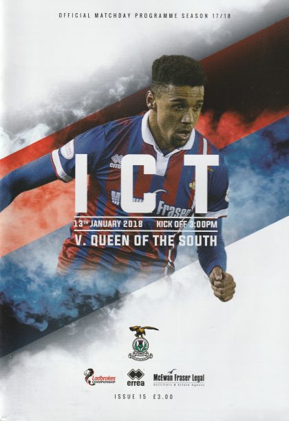 Inverness Caledonian Thistle v Queen of the South 13-Jan-2018