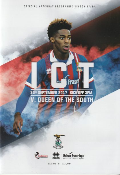 Inverness Caledonian Thistle v Queen of the South 30-Sep-2017