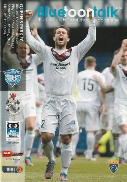 Peterhead v Queens Park 11-May-2013