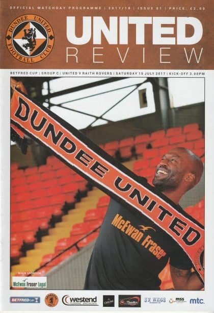 Dundee United v Raith Rovers 15-Jul-2017