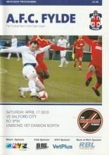 AFC Fylde v Salford City 17-Apr-2010