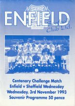 Enfield v Sheffield Wednesday  03-Nov-1993