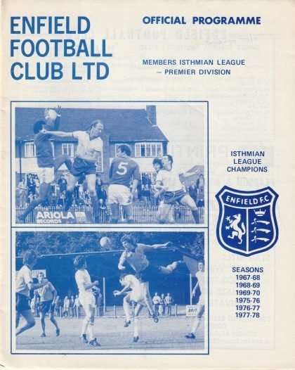 Enfield v Slough Town  06-Nov-1979