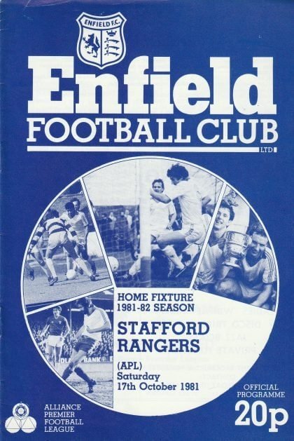 Enfield v Stafford Rangers  17-Oct-1981