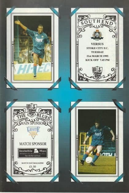 Southend United v Stoke City 21-Mar-1995