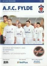 AFC Fylde v Wakefield 05-Sep-2009