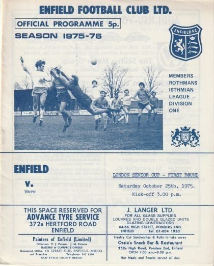 Enfield v Ware  25-Oct-1975