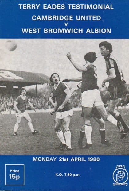 Cambridge United v West Bromwich Albion  21-Apr-1980