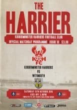 Kidderminster Harriers v Weymouth 15-Oct-2016