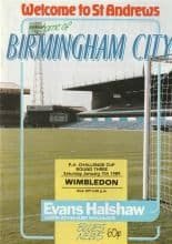 Birmingham City v Wimbledon 07-Jan-1989