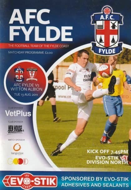 AFC Fylde v Witton Albion  13-Aug-2011