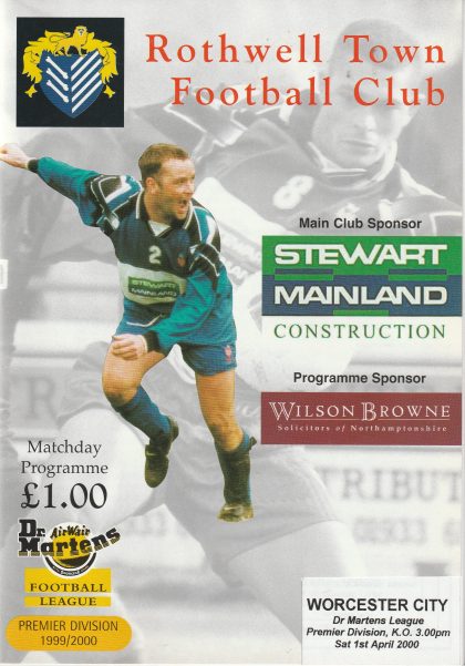 Rothwell Town v Worcester City  01-Apr-2000