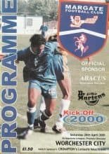 Margate v Worcester City 28-Apr-2001