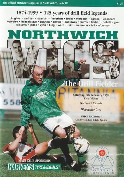 Northwich Victoria v Worcester City 06-Feb-1999