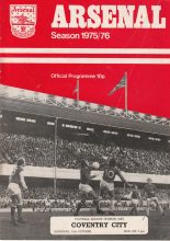 Arsenal v Coventry City 11-Oct-1975