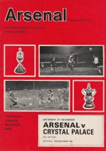 Arsenal v Crystal Palace 27-Nov-1971