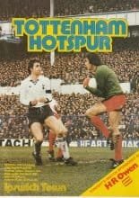 Tottenham Hotspur v Ipswich Town  02-Apr-1980
