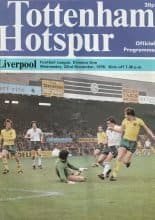 Tottenham Hotspur v Liverpool 22-Nov-1978