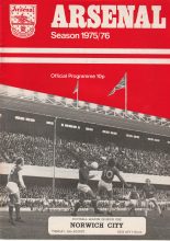 Arsenal v Norwich City 26-Aug-1976