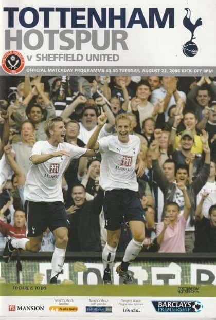 Tottenham Hotspur v Sheffield United 22-Aug-2006