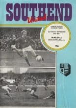 Southend United v Walsall 24-Sep-1983