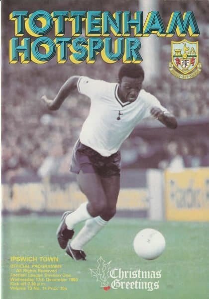 Tottenham Hotspur v Ipswich Town  17-Dec-1980